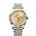 Rolex Sky-Dweller 336933 (2024) - Champagne wijzerplaat 42mm Goud/Staal (1/1)