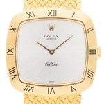 Rolex Cellini 3830 (Unknown (random serial)) - White dial Unknown Yellow Gold case (1/4)