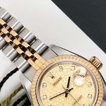 Rolex Lady-Datejust 69173 (1994) - Champagne dial 26 mm Gold/Steel case (3/7)