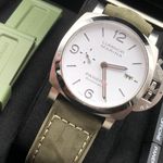 Panerai Luminor Marina PAM01314 (2023) - Wit wijzerplaat 44mm Staal (3/8)