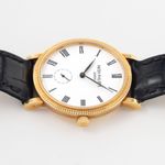 Patek Philippe Calatrava 7119J (Unknown (random serial)) - White dial 32 mm Yellow Gold case (6/8)