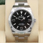 Rolex Explorer 214270 (Onbekend (willekeurig serienummer)) - Zwart wijzerplaat 39mm Staal (3/8)