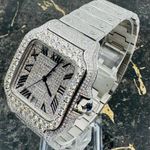 Cartier Santos WSSA0018 (2024) - Silver dial 40 mm Steel case (6/8)