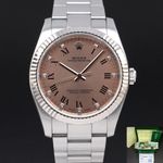 Rolex Oyster Perpetual 36 116034 (2008) - Pink dial 36 mm Steel case (1/8)