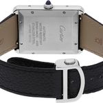 Cartier Tank WSTA0040 (Unknown (random serial)) - Silver dial 41 mm Steel case (5/5)