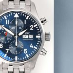 IWC Pilot Chronograph IW377717 (2017) - Blue dial 43 mm Steel case (5/7)