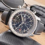 Breitling Navitimer World A2432212/B726 (Onbekend (willekeurig serienummer)) - Zwart wijzerplaat 46mm Staal (2/8)