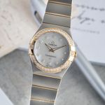 Omega Constellation Quartz 123.25.27.60.55.003 (2012) - Pearl dial 27 mm Steel case (1/8)
