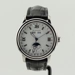 Blancpain Léman Moonphase 2763-1127 (Unknown (random serial)) - White dial 38 mm Steel case (1/8)