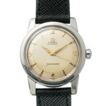 Omega Seamaster 2577 (1953) - Champagne dial 34 mm Steel case (1/8)