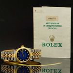 Rolex Datejust 31 68273 (1991) - Blue dial 31 mm Gold/Steel case (5/7)