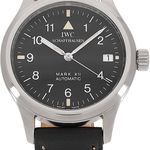 IWC Pilot Mark IW3241 (Unknown (random serial)) - Black dial 36 mm Steel case (2/5)