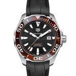 TAG Heuer Aquaracer 300M WAY201N.FT6177 (2023) - Zwart wijzerplaat 43mm Staal (1/1)