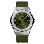 Hublot Classic Fusion 542.NX.8970.RX (2025) - Groen wijzerplaat 42mm Titanium (1/1)