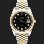 Rolex Datejust 41 126333 (2025) - Black dial 41 mm Gold/Steel case (2/8)