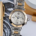 Cartier Pasha W31035T6 (2002) - Silver dial 38 mm (3/8)