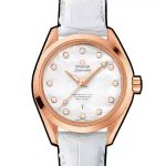 Omega Seamaster Aqua Terra 231.53.34.20.55.001 (2025) - Pearl dial 34 mm Rose Gold case (2/2)