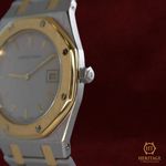 Audemars Piguet Royal Oak Lady 56175 (Unknown (random serial)) - Grey dial 33 mm Gold/Steel case (4/8)