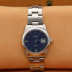 Rolex Oyster Precision 6694 (Unknown (random serial)) - Blue dial 34 mm Steel case (1/8)