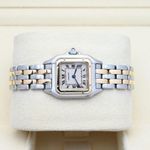 Cartier Panthère 1120 (Unknown (random serial)) - White dial 22 mm Gold/Steel case (5/8)