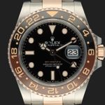 Rolex GMT-Master II 126711CHNR (2021) - Zwart wijzerplaat 40mm Goud/Staal (2/8)