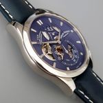 Armand Nicolet Unknown A132AAA-BU-P140BU2 (2025) - Blue dial 43 mm Steel case (4/8)