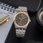 Tudor Royal 28503 (Onbekend (willekeurig serienummer)) - Bruin wijzerplaat 38mm Staal (1/8)