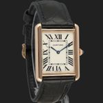 Cartier Tank Solo W5200025 (2016) - Zilver wijzerplaat 35mm Roségoud (4/8)