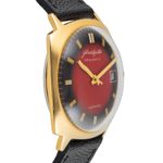 Glashütte Original Spezimat unknown (1972) - Red dial 35 mm Gold/Steel case (7/8)