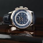 Patek Philippe World Time Chronograph 5930G-010 (2022) - Blue dial 40 mm White Gold case (5/8)