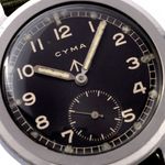 Cyma Vintage Unknown (1940) - Black dial Unknown Steel case (2/8)