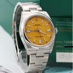 Rolex Oyster Perpetual 41 124300 (2021) - Yellow dial 41 mm Steel case (4/8)