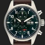 IWC Pilot Chronograph IW388103 (2022) - Groen wijzerplaat 41mm Staal (2/8)