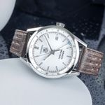 TAG Heuer Carrera Calibre 7 WV2116-0 (Onbekend (willekeurig serienummer)) - Wit wijzerplaat 39mm Staal (2/8)