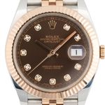 Rolex Datejust 41 126331 (2017) - Bruin wijzerplaat 41mm Goud/Staal (2/5)