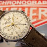 Heuer Vintage 2543 (1942) - Zilver wijzerplaat 35mm Staal (1/8)