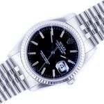 Rolex Datejust 36 16234 (1991) - Zwart wijzerplaat 36mm Staal (1/8)