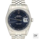 Rolex Datejust 36 16234 (1994) - Blauw wijzerplaat 36mm Staal (2/8)