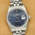 Rolex Datejust 36 16234 (1994) - Blauw wijzerplaat 36mm Staal (1/8)