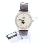 Longines Flagship Heritage L4.815.4.78.2 (2024) - Zilver wijzerplaat 39mm Staal (1/4)