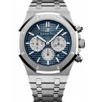 Audemars Piguet Royal Oak Chronograph 26331ST.OO.1220ST.01 (2017) - Blauw wijzerplaat 41mm Staal (1/4)