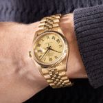 Rolex Datejust 36 16018 (1979) - Champagne dial 36 mm Yellow Gold case (1/8)