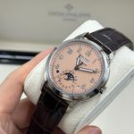 Patek Philippe Perpetual Calendar 5320G-011 (2024) - Roze wijzerplaat 40mm Witgoud (6/8)