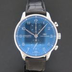 IWC Portuguese Chronograph IW371491 (2018) - Blue dial 41 mm Steel case (3/6)
