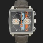 TAG Heuer Monaco Calibre 12 CAW2113 (2009) - 39mm Staal (3/8)