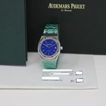 Audemars Piguet Royal Oak 14790ST (2002) - Blue dial 36 mm Steel case (6/7)