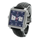 TAG Heuer Monaco Calibre 11 CAW211P.FC6356 (2015) - Blue dial 39 mm Steel case (4/8)