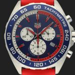 TAG Heuer Formula 1 Quartz CAZ101G.FT8030 (2017) - Blauw wijzerplaat 43mm Staal (2/8)