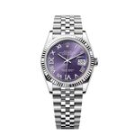 Rolex Datejust 36 126234 (2025) - Purple dial 36 mm Steel case (1/8)