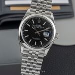 Rolex Datejust 36 126200 (Unknown (random serial)) - Black dial 36 mm Steel case (1/8)